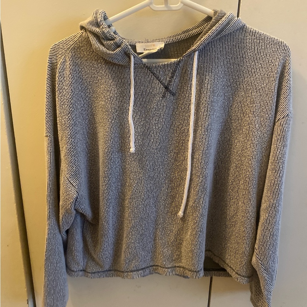 Striped Lightweight Hoodie